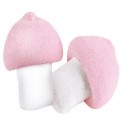 Marshmallow Bulgari fungo bianco e rosa  500gr