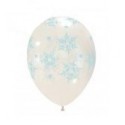 Palloni ad elio 12" Fiocco di neve