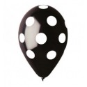 Palloni ad elio 12" Pois nero