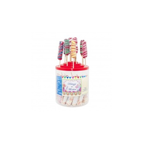 Candy canes multicolor 10pz